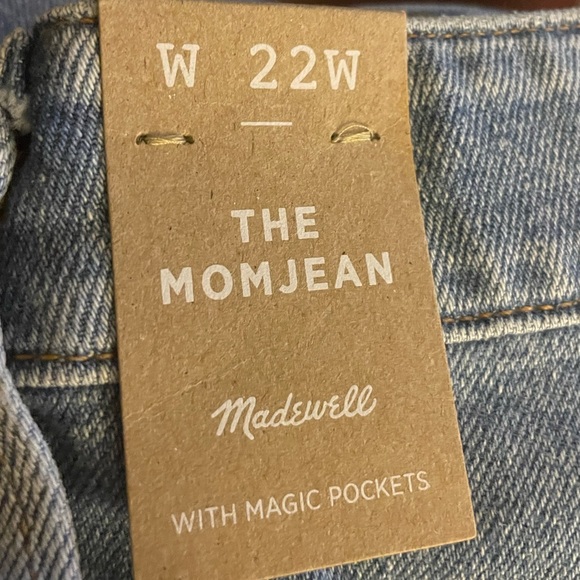 NWT Womens Madewell Plus Mom Jean - Picture 4 of 5